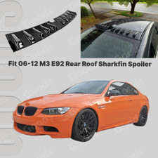 Gloss Black Shark Fin Rear Roof Spoiler Wing Vortex Generator Fit Bmw M3 2006-12