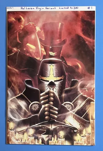 Cross to Bear #1 - Hal Laren Virgin Variant Aftershock w/Coa ~ Free Shipping