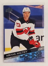 MIKHAIL MALTSEV 2020-21 Upper Deck Extended Series YOUNG GUNS CLEAR CUT RC #723