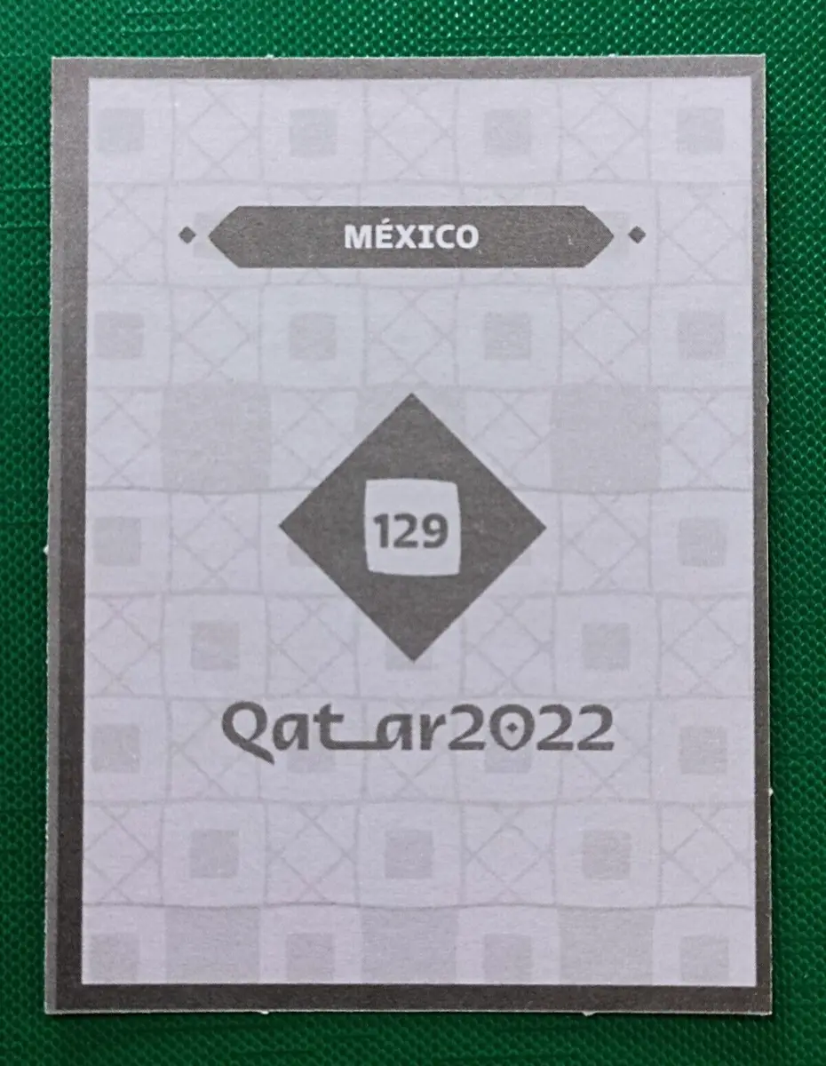 2022 ES Qatar World Cup FIFA #129 SANTIAGO GIMENEZ Mexico Soccer Team  Sticker