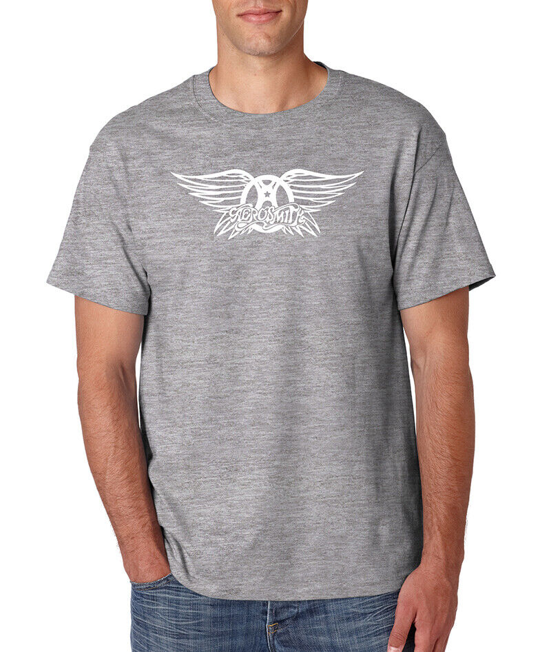 AEROSMITH Wings Logo T-Shirt Vintage Classic Rock Band AEROSMITH Wings Logo T-Shirt Vintage Classic Rock Band