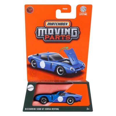 Matchbox - 2025 Moving Parts 14/50 Bizzarrini 5300 GT Corsa Revival (BBJBW98)