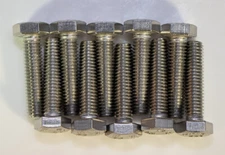 M6 X 1.0 X 40mm Stainless steel hex head metric 10pcs