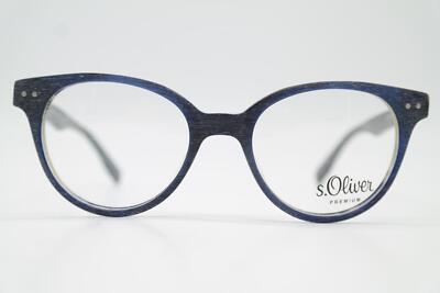 Glasses S. Oliver 94803 Blue Silver Multicolored Oval Eyeglass Frame Glasses New