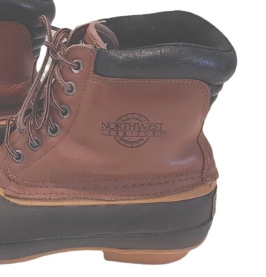 Northwest Territory Thinsulate Leather duck waterproof brown boots shoes size 9 Northwest Territory Thinsulate Leather duck waterproof brown  main image 3