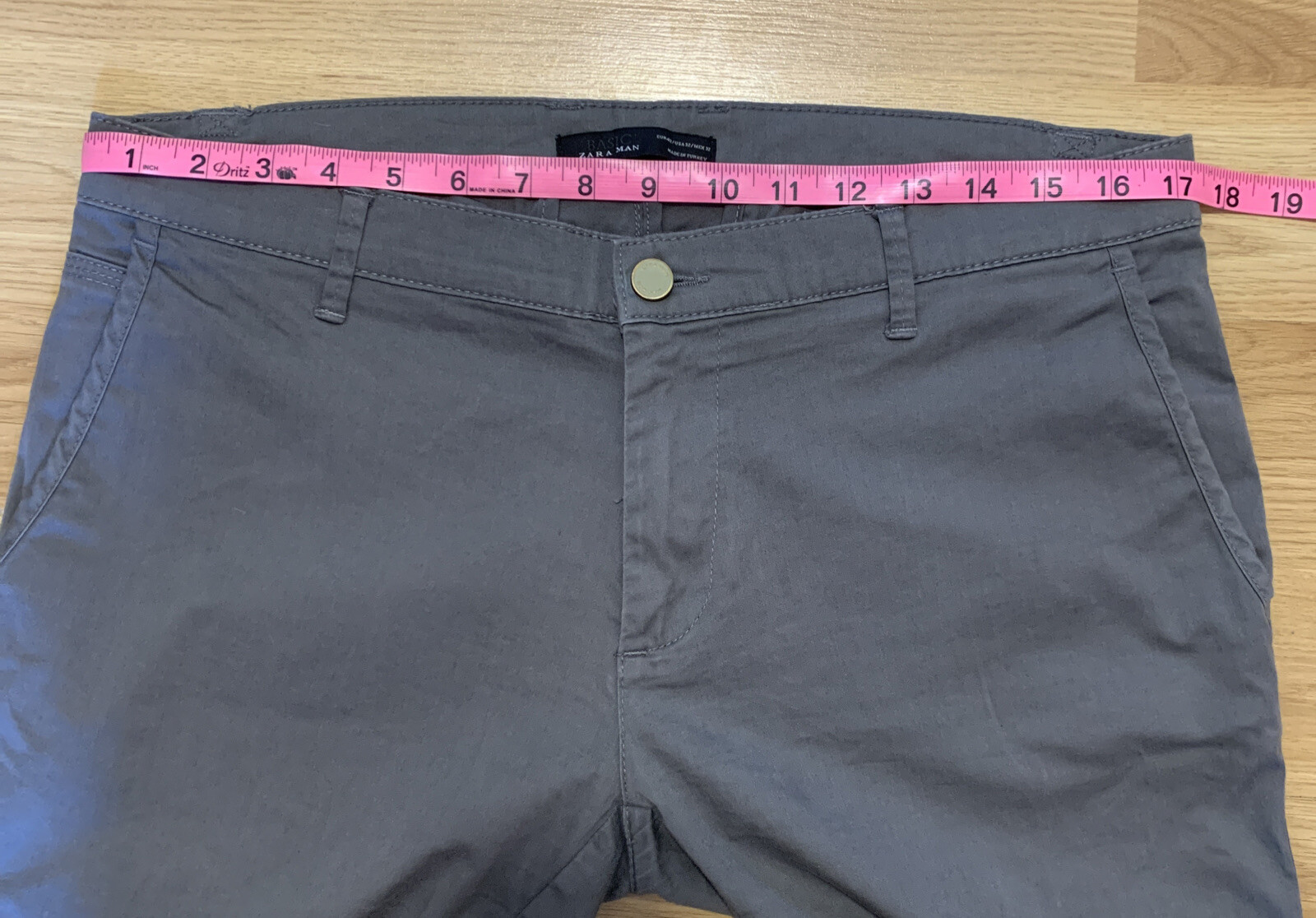 Zara Basic Collection Men Slim Straight Chino Pan… - image 10