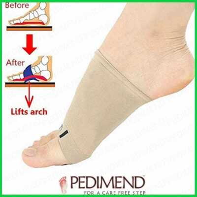 PEDIMEND  Plantarfasziitis Plattfüße Sturzgewölbe Pflege Fußgewölbestütze 1PAARUK