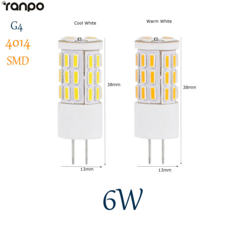 Dimmalbe G4 G9 LED Bulb COB SMD Silicone Crystal Light Lamp 12V 110V 220V Bright - Picture 4 of 12