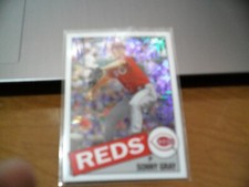 2020 TOPPS 35th ANN 1985 DESIGN SILVER MOJO REFRACTOR- SONNY GRAY- REDS