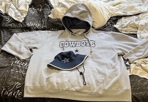 Only Wore Once To A Game. Dallas Cowboys Hoodie Sz3xl Bucket Hat Set - AUTHENTIC - 第 2/11 張圖片