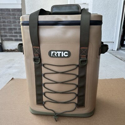 RTIC Backpack Cooler 36 Can, Insulated Portable Soft Cooler Bag Waterproof  *READ