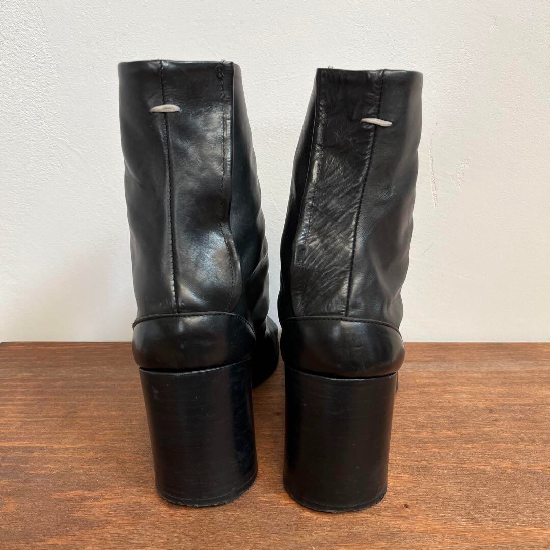 MAISON MARTIN MARGIELA Tabi Boots Size 35 Black Leather Women's | eBay