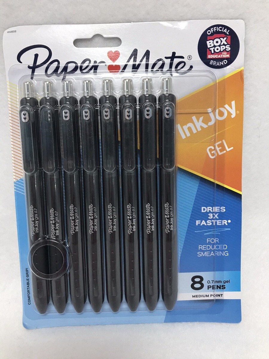 Paper Mate InkJoy GEL, BLACK INK, mm Medium Point Gel Pens,