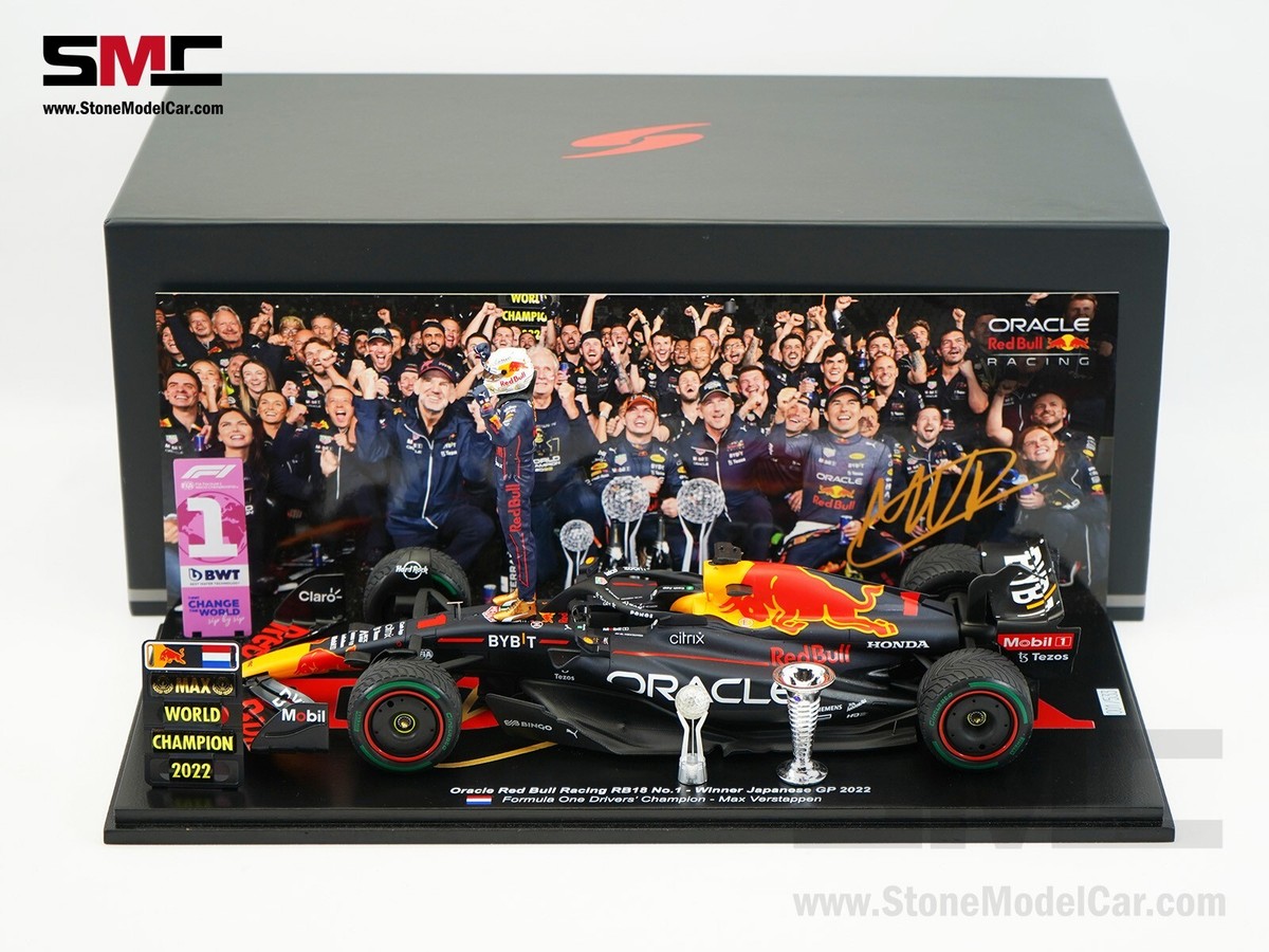 2022 F1 WDC #1 Max Verstappen Red Bull RB18 Japan GP 1:18