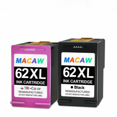 62xl Ink Cartridges For HP Ink 62 xl Envy 7640 5540 5640 5660 Printer Combo Lot