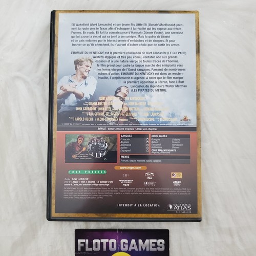 DVD ZONE 2 FR : L'Homme du Kentucky - Collection Westerns - 1955 - Floto Games - Picture 2 of 2