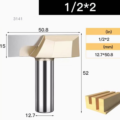 Wood Router Bit Carbide Bottom Cleaning Router CNC Milling Cutter- 1/4" 1/2" SHK - Picture 32 of 32