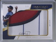 2018 Panini Immaculate Relics 2/5 Felix Jorge #IJ-FJ Jumbo Patch 6fs