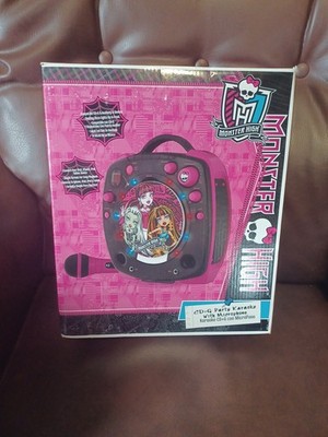 New Mattel 2014 Monster High Doll Disco Party CDG Karaoke Machine In OriginlBox 