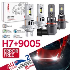 For Kia Forte Sedan 2.0L 2017-2018 Combo 9005 + H7 LED Headlight High/Low Bulbs