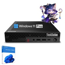 Lenovo Thinkstation P3 Tiny Desktop Intel Core i5 14500 Keyboard Mouse Win11Pro
