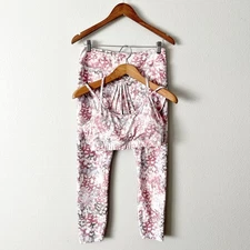 Gaiam Coordinating Workout Set women's size large floral sports bra & leggings