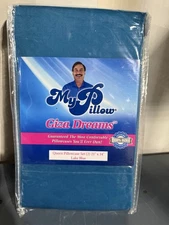 MyPillow Gize Deams Pillowcases Set of 2 Queen Size Lake Blue Color My Pillow