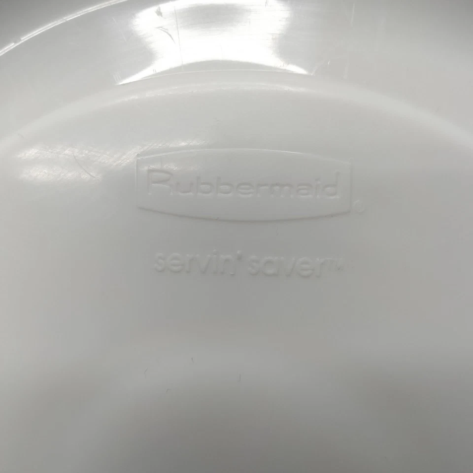 De Colección Rubbermaid 8.5" Servin Saver #4 Tapa de Repuesto Grande Redonda #0031 Almendra Foto 4 de 4