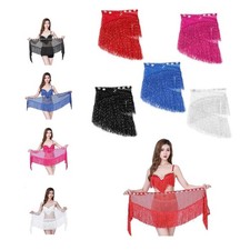 Bauchtanz H&uuml;fte Schal Taille G&uuml;rtel Wrap Rock Leistung Kost&uuml;me mit Quasten