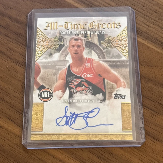 Topps 2025/26 NBL Scott Fisher All-Time Greats ATG-SF Auto Perth Wildcats