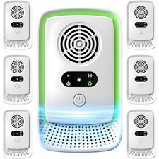 Aurasonic 2026 Upgraded Ultrasonic Pest Repeller Indoor &ndash; 6 6 PACK PLUG IN