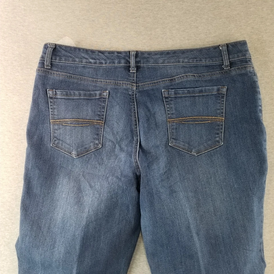 Pantalones de mezclilla Bandolino para mujer talla 16 mandie lavado oscuro buena calidad Normcore moda lindo Foto 4 de 4