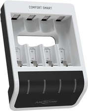 ANSMANN Comfort Smart AA & AAA Battery Charger For NiMH NiCd Rechargeable Batte