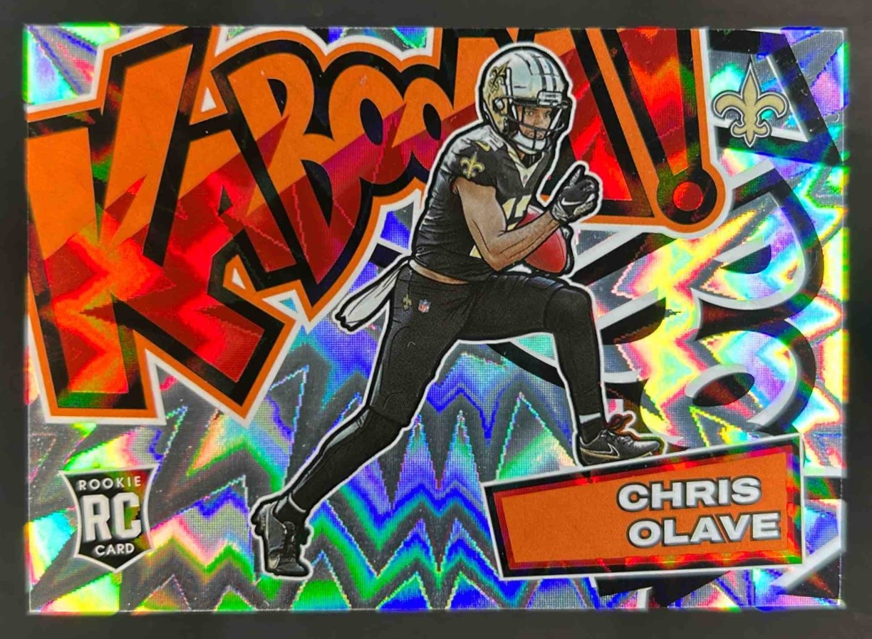 2022 Absolute Chris Olave Kaboom Horizontal SSP RC Rookie #KH10 Saints