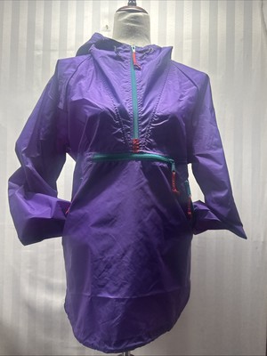 Vintage Sierra Designs Packable PullOver Windbreaker Anorak Jacket Purple M