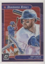 2021 Panini Donruss Optic Diamond Kings Red Wave Prizm Joey Gallo #15 2l4
