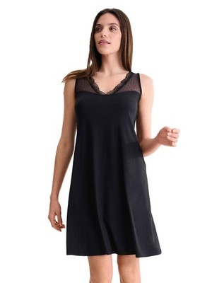 Lisca Damen Nachthemd ohne Ärmel, 95 cm Roxanne Gr. S-XL in Red und Black