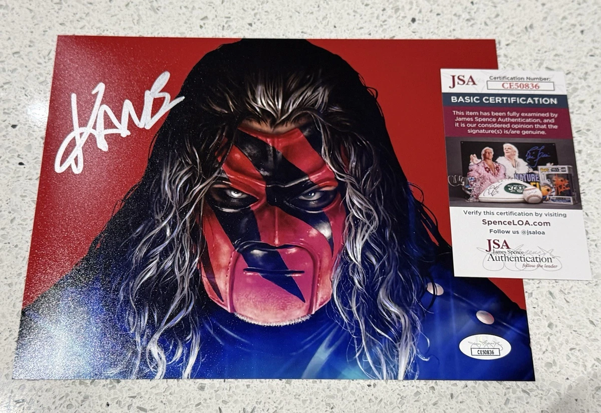 赤い怪物　ケイン　直筆サイン色紙（WWEスーパースター　外国人プロレスラー） Kane Wrestling Original Autographed Items for sale | eBay