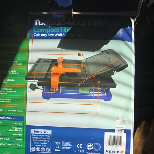 Cortadora de azulejos compacta Vitrex Torque Master Power - Imagen 7 de 7