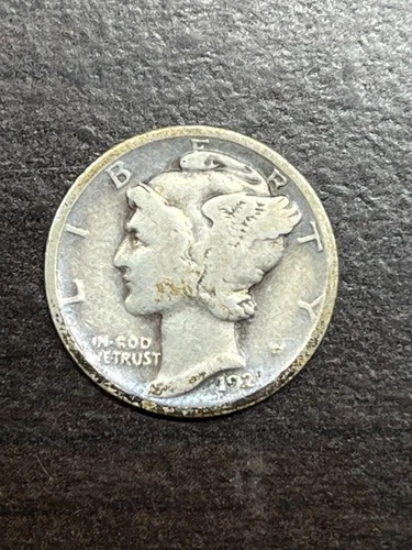 1921-P Mercury Dime 10c Key Date VG Very Good