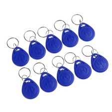 10Pack TK4100 Keychains 125KHZ RFID Proximity ID Card Token Tags Key Waterproof