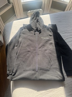 Anastasia Broadway Musical Full Zip Fleece Hoodie Black L/XL Long Sleeve