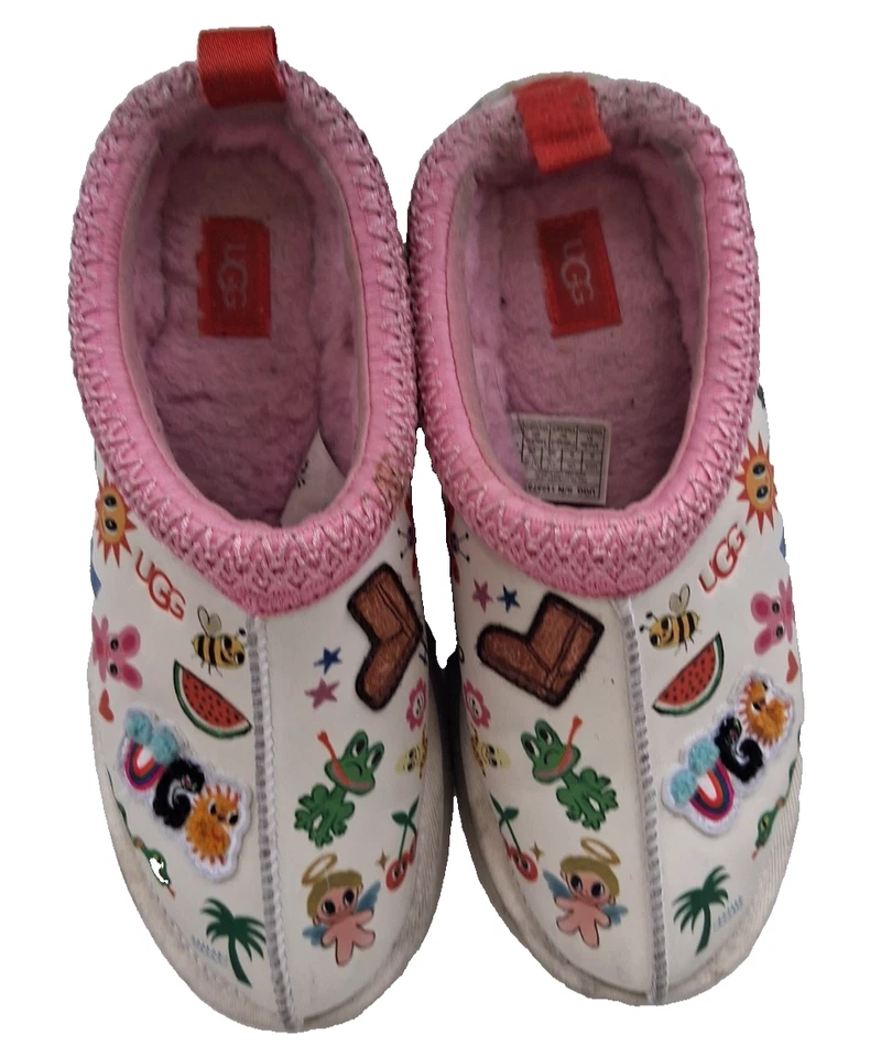 Zapatillas UGG Tazz Humberto Cruz Pop Sketch Plataforma Mujer Talla 8 Blanco/Rosa Foto 3 de 4