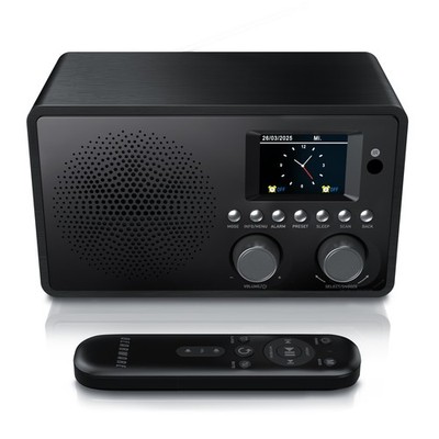 CSL Radiowecker DAB+ Radio TFT Display Bluetooth Retro-Style USB Snooze