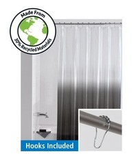 Mainstays Eco-friendly Twilight Waterproof Recycled PEVA Shower Curtain Set