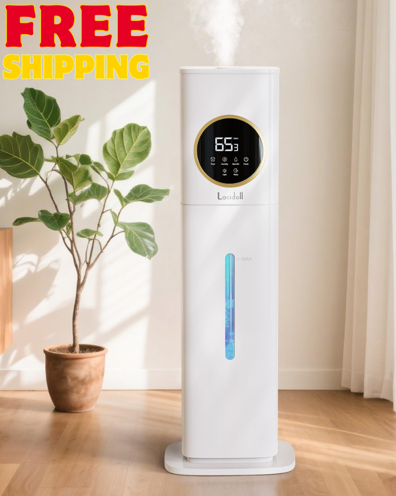 Large Room Bedroom With Night Light, 2.1gal(8l) Humidifiers 