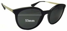 SFx Replacement Sunglass Lenses fits Prada SPR17S  PR17SS - 53mm Wide