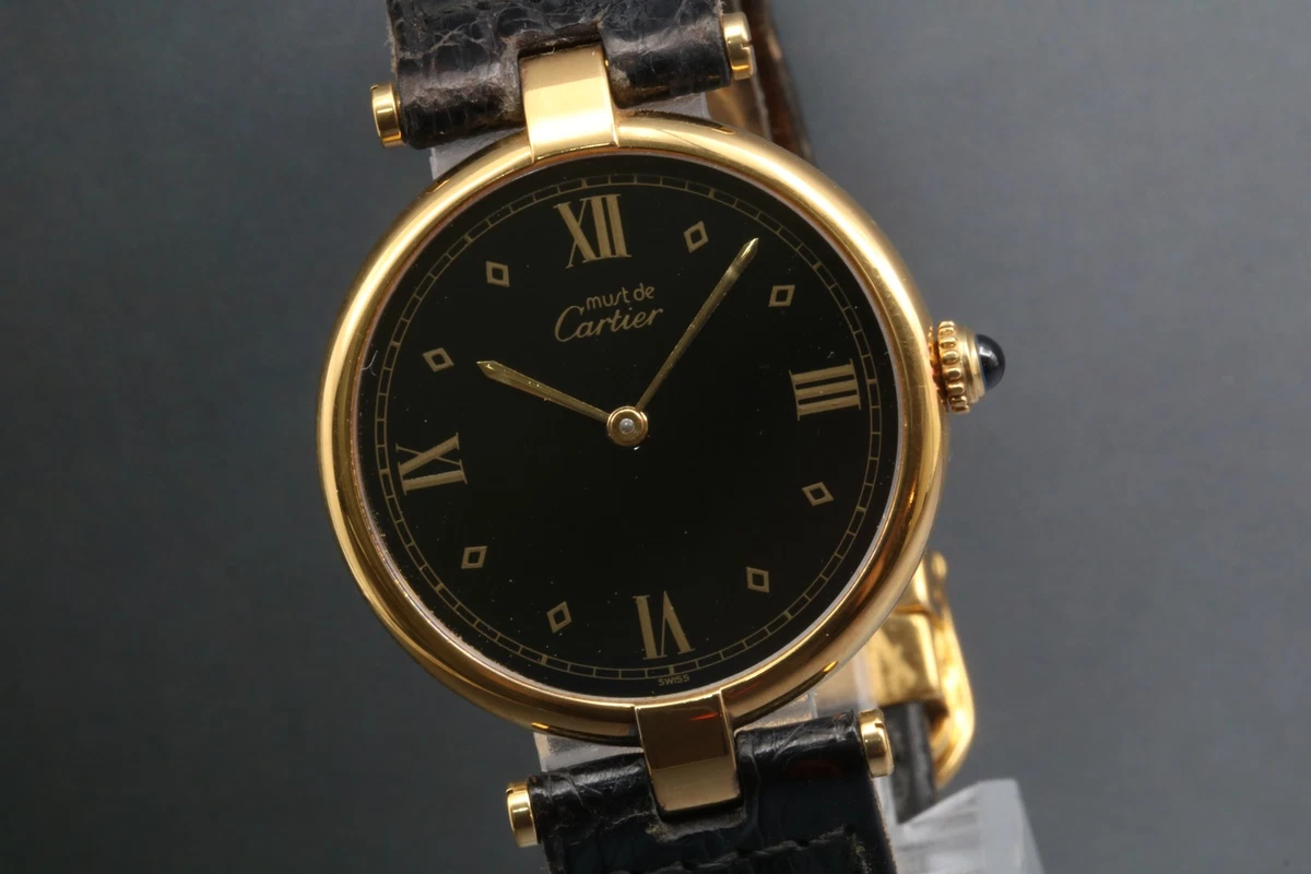 Cartier Must de Cartier Vermeil - 24 mm, Stainless Steel, Gold
