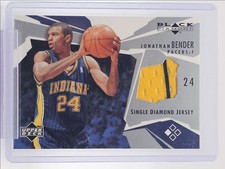JONATHAN BENDER 2003-04 UD BLACK DIAMOND SINGLE DIAMOND PATCH Q1300
