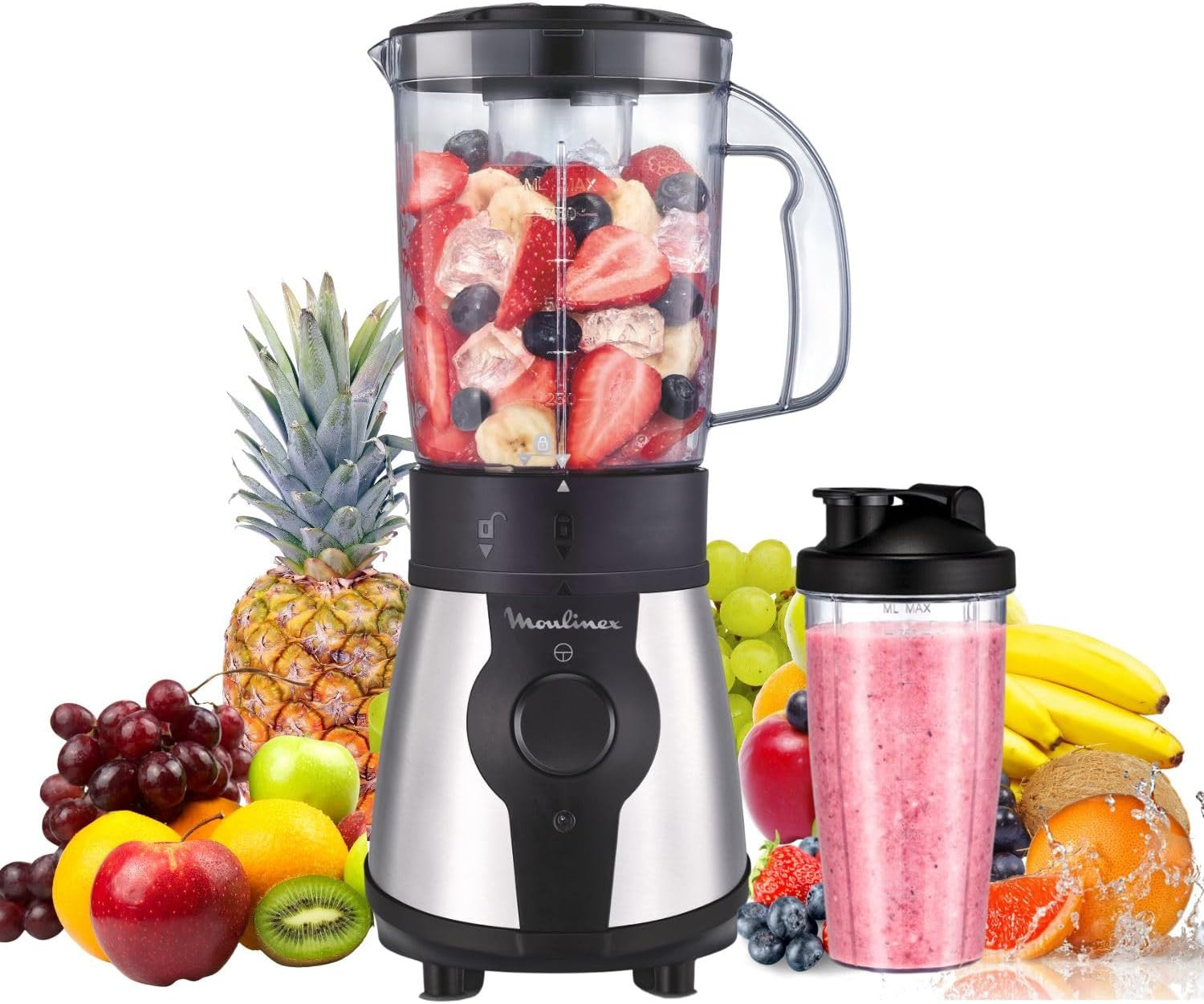 Frullatore da Viaggio Blend&Go 300W - Mangia Sano in Gira per il Mondo